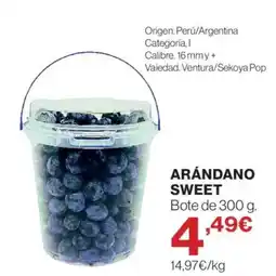 Hipercor Arándano Sweet oferta