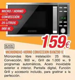 Expert Black+Decker microondas-horno conveccion bxmz901e oferta