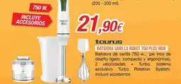 Expert Taurus batidora varilla robot 750 plus inox oferta