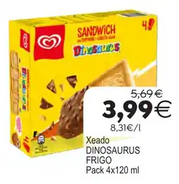 Plenus Supermercados Xeado DINOSAURUS FRIGO oferta