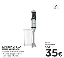 Hipercor Taurus batidora varilla hb2300x oferta