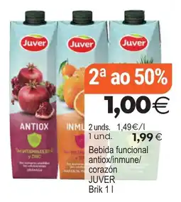 Plenus Supermercados Juver bebida funcional antiox/inmune/corazón oferta