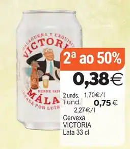 Plenus Supermercados Victoria cerveza oferta