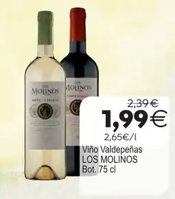 Plenus Supermercados Los Molinos Viño Valdepeñas oferta