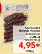 SPAR Chorizo extra ahumado asturiano dulce/picante oferta