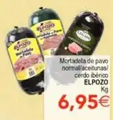 SPAR Elpozo - mortadela de pavo normal/aceitunas/ cerdo iberico oferta