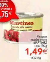 SPAR Martínez - pimiento morrón entero oferta