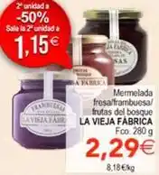 SPAR La vieja fábrica - mermelada fresa/ frambuesa/ frutas del bosque oferta