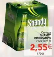 SPAR Cruzcampo - cerveza shandy oferta