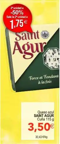 SPAR Saint agur - queso azul oferta