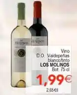 SPAR Los molinos - vino d.o. valdepenas blanco oferta