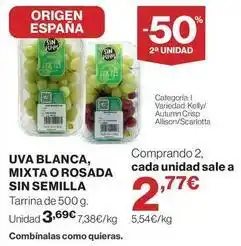 Supercor Origen - uva blanca, mixta o rosada sin semilla oferta