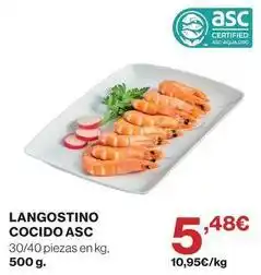 Supercor Langostino cocido asc oferta