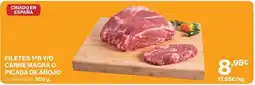 Supercor Filetes 1:18 y/o carne mara o picada de anojo oferta