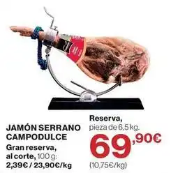 Supercor Campodulce - jamón serrano oferta