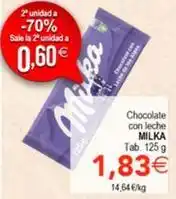 SPAR Milka - chocolate con leche oferta
