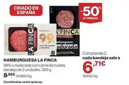 Supercor La finca - hamburguesa oferta