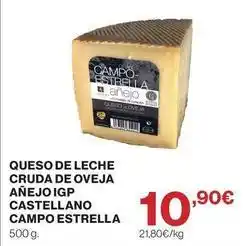 Supercor Estrella - queso de leche cruda de oveja añejo igp oferta