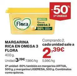 Supercor Flora - margarina rica en omega 3 oferta
