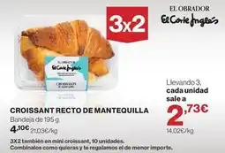 Supercor Obrador - croissant recto de mantequilla oferta