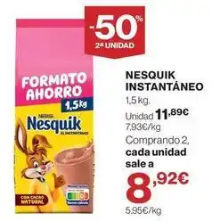 Supercor Nestlé - nesquik instantaneo oferta
