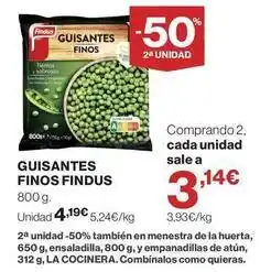 Supercor Findus - guisantes finos oferta