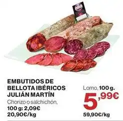 Supercor Julian martín - embutidos de bellota ibéricos oferta