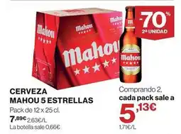 Supercor Mahou - cerveza 5 estrellas oferta