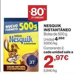 Supercor Nestlé - nesquik instantaneo oferta