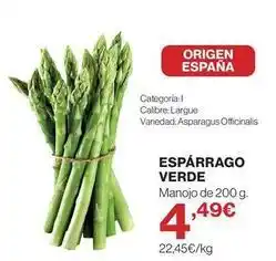Supercor Origen - esparrago verde oferta