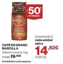 Supercor Marcilla - cafe en grano oferta