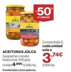 Supercor Jolca - aceitunas oferta