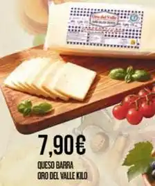 Claudio Oro del valle - queso barra oferta