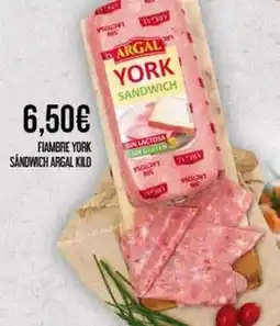 Claudio Argal - fiambre york sandwich oferta