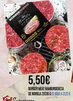 Claudio Burger meat hamburghesa de novilla oferta