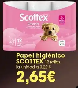 Claudio Scottex - papel higienico oferta