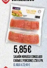 Claudio Exkimo - salmón noruego congelado 2 porciones oferta