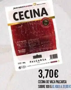 Claudio Palcarsa - cecina de vaca oferta