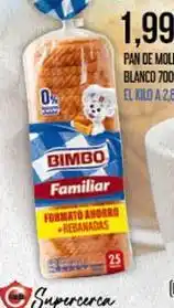 Claudio Bimbo - pan de moli blanco oferta