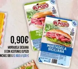 Claudio Elpozo - mortadela siciliana o con aceitunas oferta