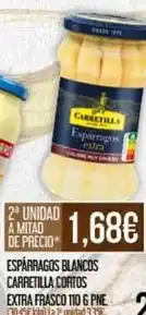 Claudio Carretilla - esparragos blancos cortos extra frasco oferta