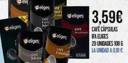 Claudio Eliges - cafe capsulas oferta