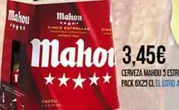 Claudio Mahou - cerveza 5 estr oferta