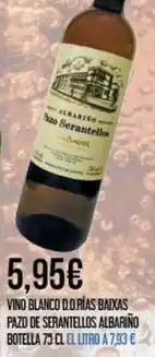 Claudio Pazo - vino blanco d.o.rías baixas de serrantellos oferta