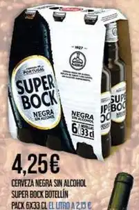 Claudio Super bock - cerveza negra sin alcohol oferta
