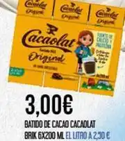 Claudio Cacaolat - batido de cacao oferta