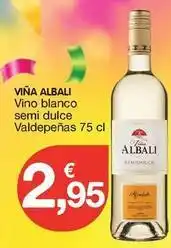 CashDiplo Viña albali - vino blanco semi dulce oferta