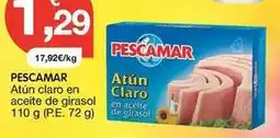 CashDiplo Pescamar - atun claro en aceite de girasol oferta