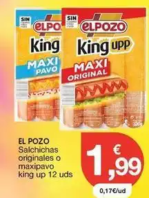 CashDiplo Elpozo - salchichas originales o maxipavo king oferta