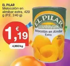 CashDiplo El pilar - melocoton en almibar extra oferta